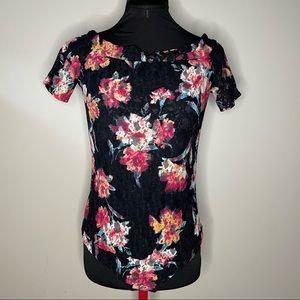 Off/On Shoulder Lace Bodysuit NWT